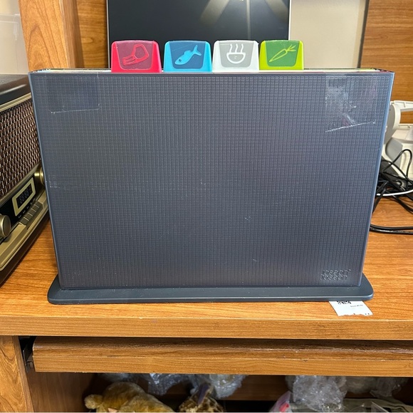 Pre-Owned/Used*Joseph Joseph Upright Filing/Index Storage Cutting Board Set of 4 - Picture 1 of 8